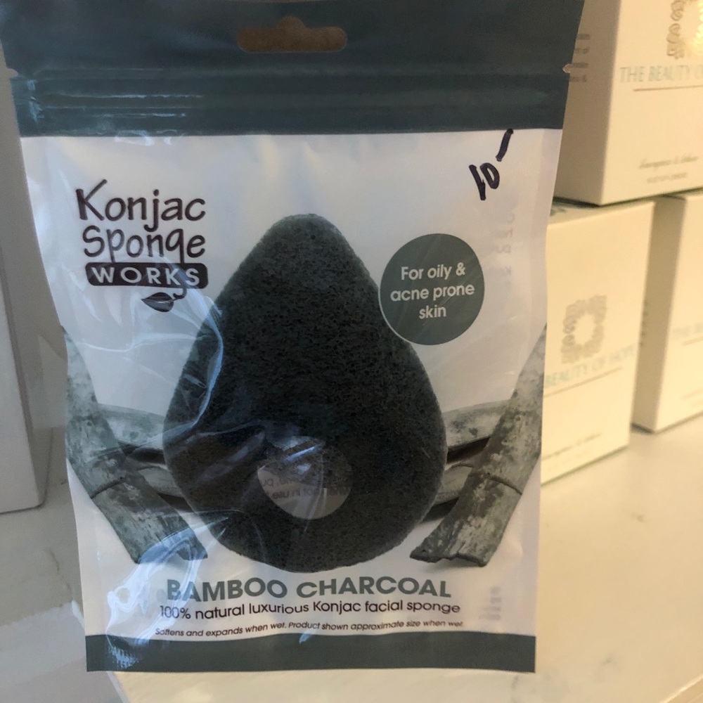 Konjace sponge oily skin